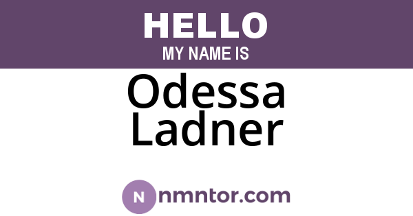 Odessa Ladner