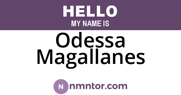 Odessa Magallanes