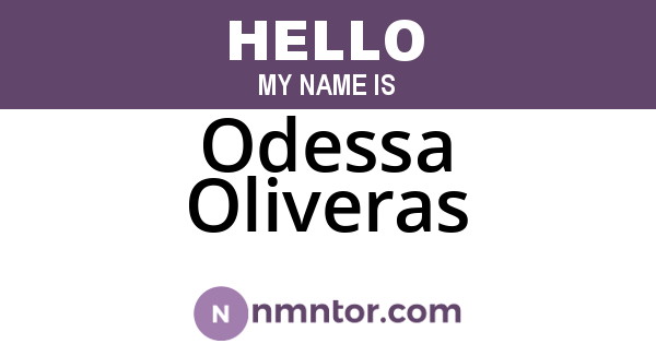 Odessa Oliveras