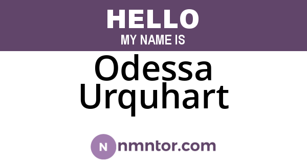 Odessa Urquhart