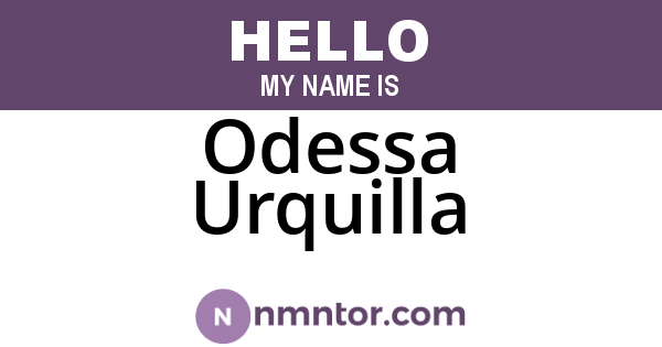 Odessa Urquilla