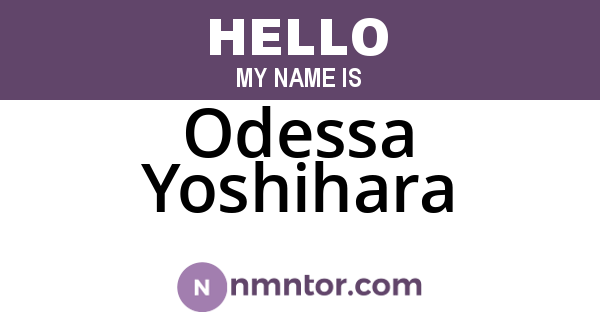 Odessa Yoshihara