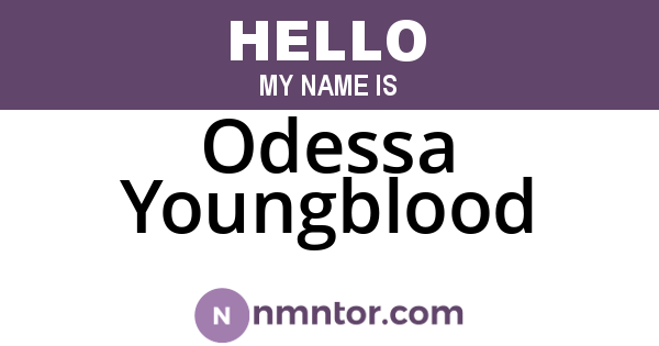 Odessa Youngblood