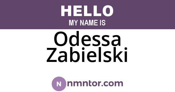 Odessa Zabielski