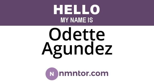 Odette Agundez