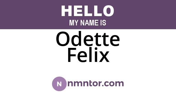Odette Felix