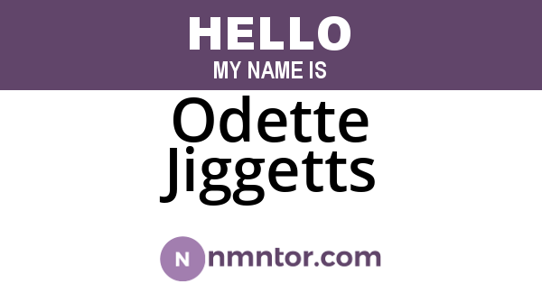 Odette Jiggetts