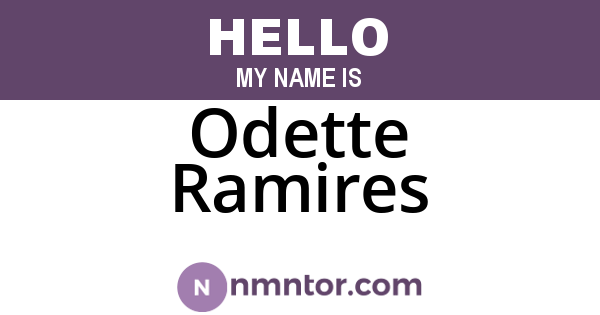 Odette Ramires