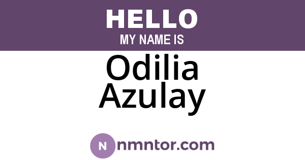Odilia Azulay