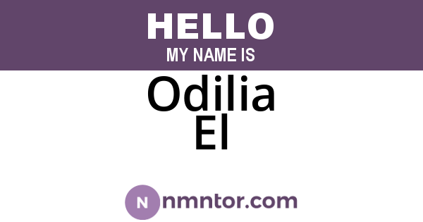 Odilia El