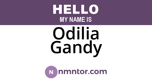 Odilia Gandy