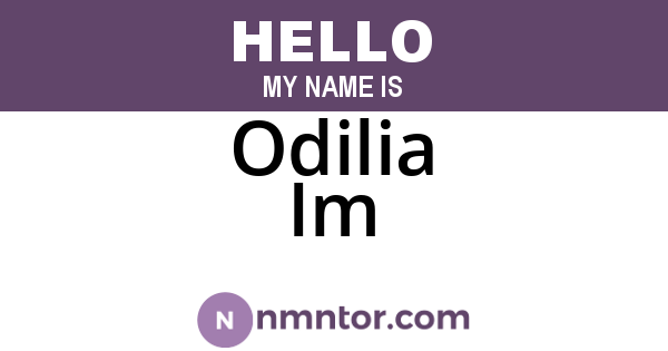 Odilia Im