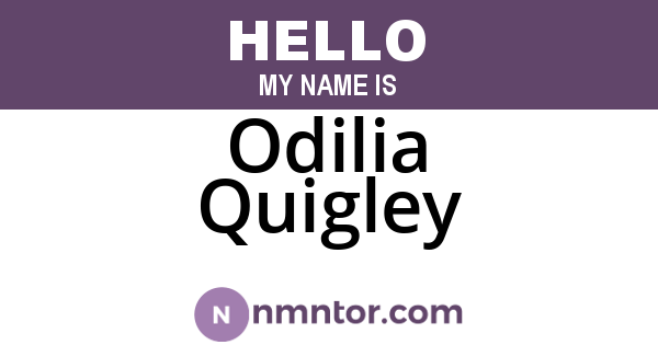 Odilia Quigley