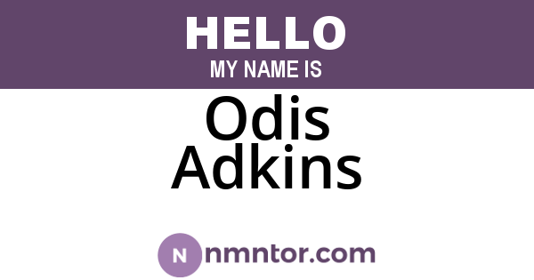 Odis Adkins