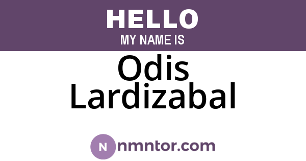 Odis Lardizabal