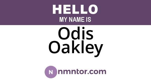 Odis Oakley