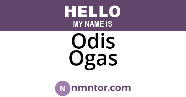 Odis Ogas