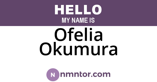 Ofelia Okumura