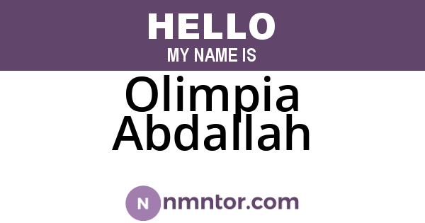 Olimpia Abdallah