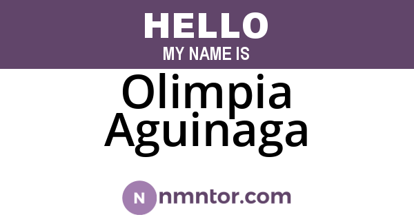 Olimpia Aguinaga