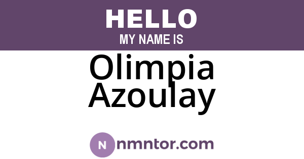 Olimpia Azoulay