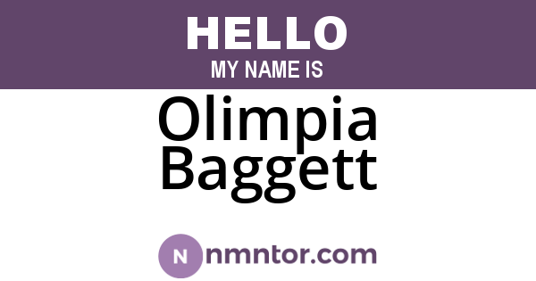 Olimpia Baggett
