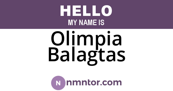 Olimpia Balagtas