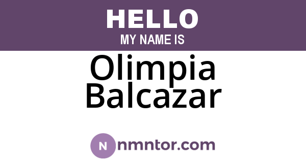 Olimpia Balcazar
