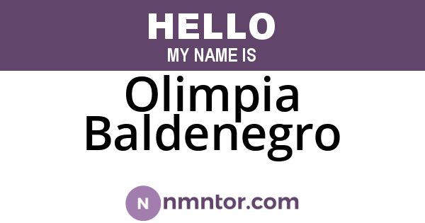 Olimpia Baldenegro