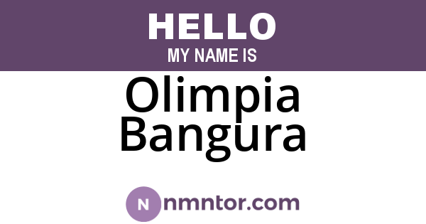 Olimpia Bangura