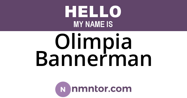 Olimpia Bannerman