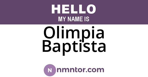 Olimpia Baptista