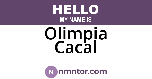 Olimpia Cacal