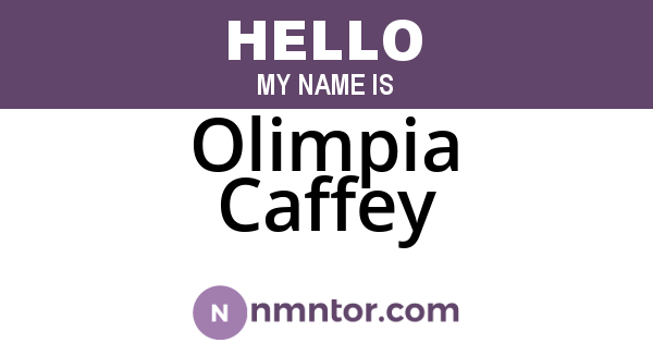 Olimpia Caffey