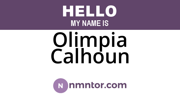 Olimpia Calhoun