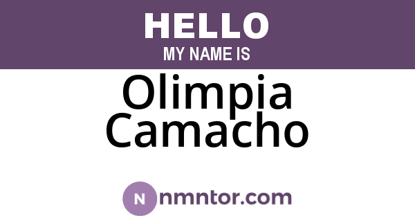 Olimpia Camacho