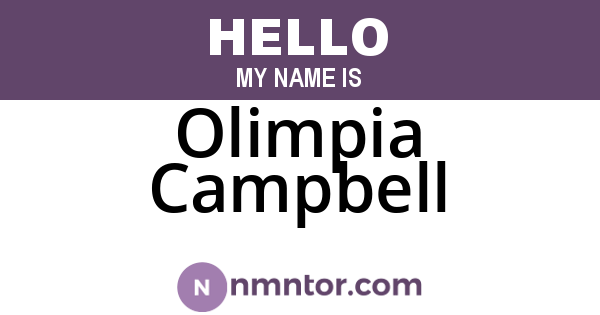 Olimpia Campbell