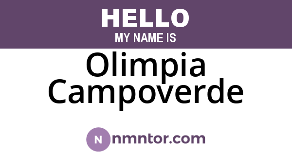 Olimpia Campoverde
