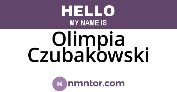 Olimpia Czubakowski
