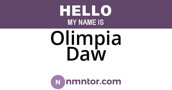 Olimpia Daw