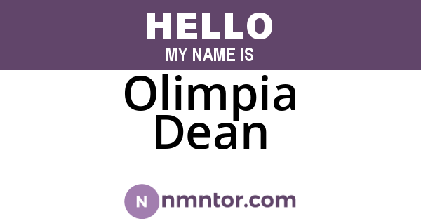 Olimpia Dean