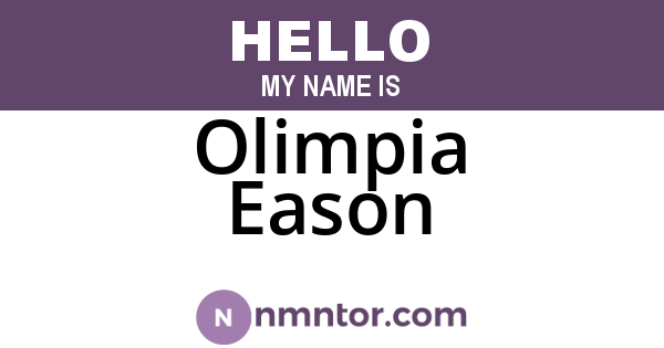 Olimpia Eason