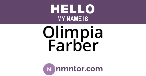 Olimpia Farber