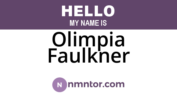 Olimpia Faulkner