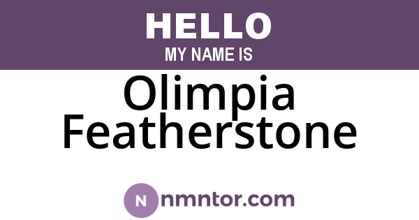 Olimpia Featherstone