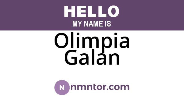 Olimpia Galan