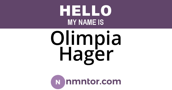 Olimpia Hager