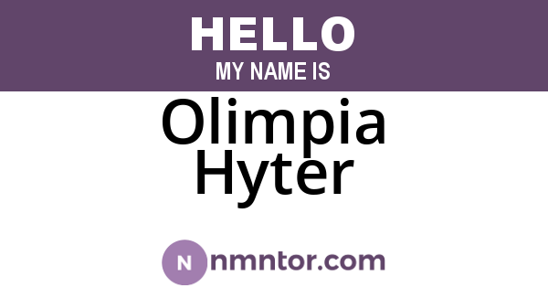 Olimpia Hyter