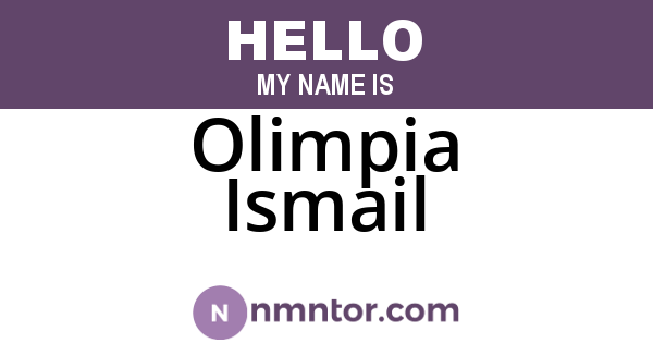 Olimpia Ismail