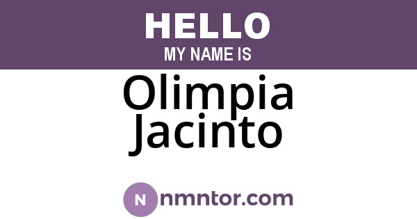 Olimpia Jacinto